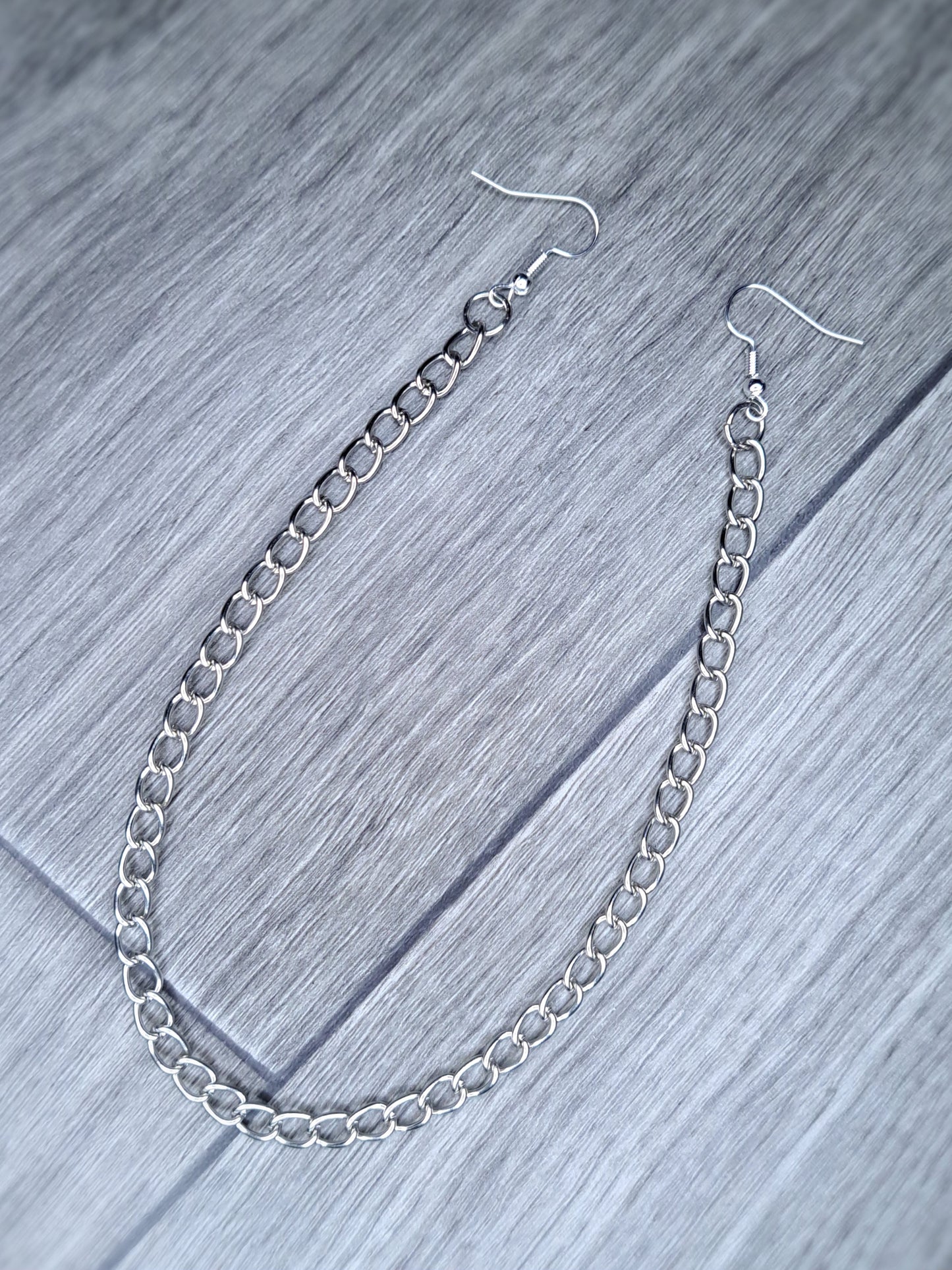 Stainless steel earrings chain