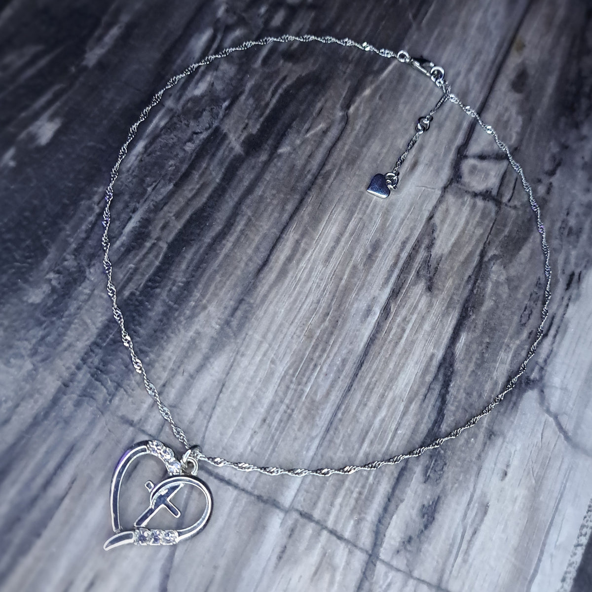 silver Cross necklace