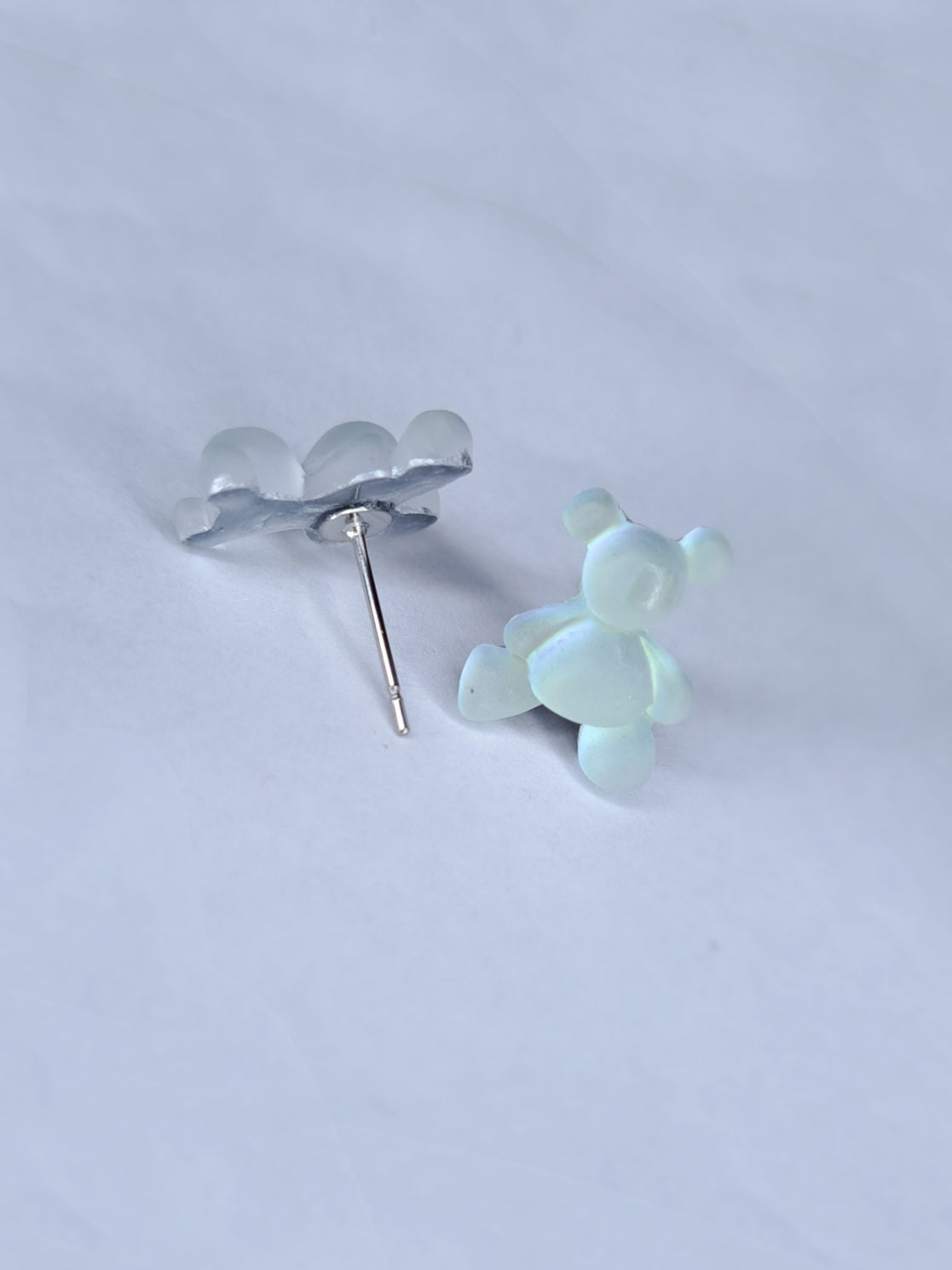 Gummy bear stainless steel studs