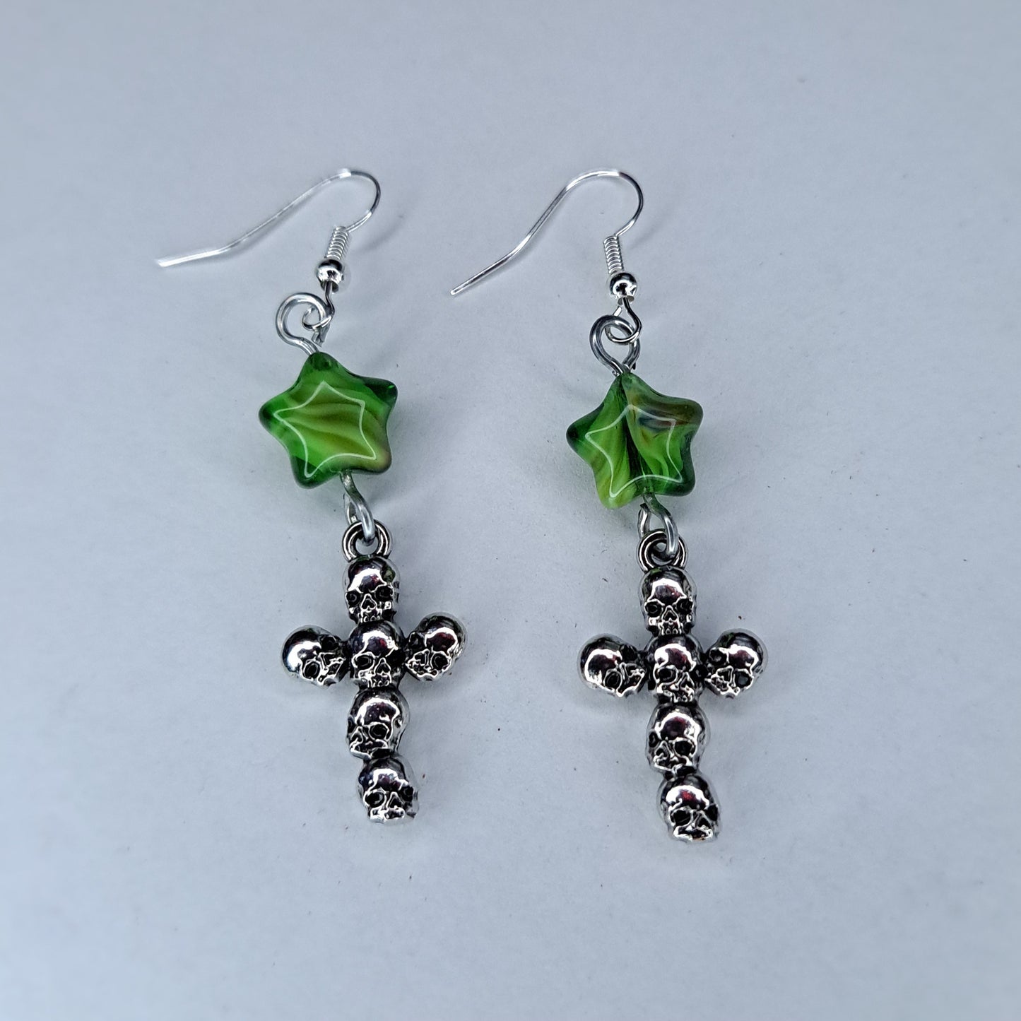 Cross Charm stainless steel earrings