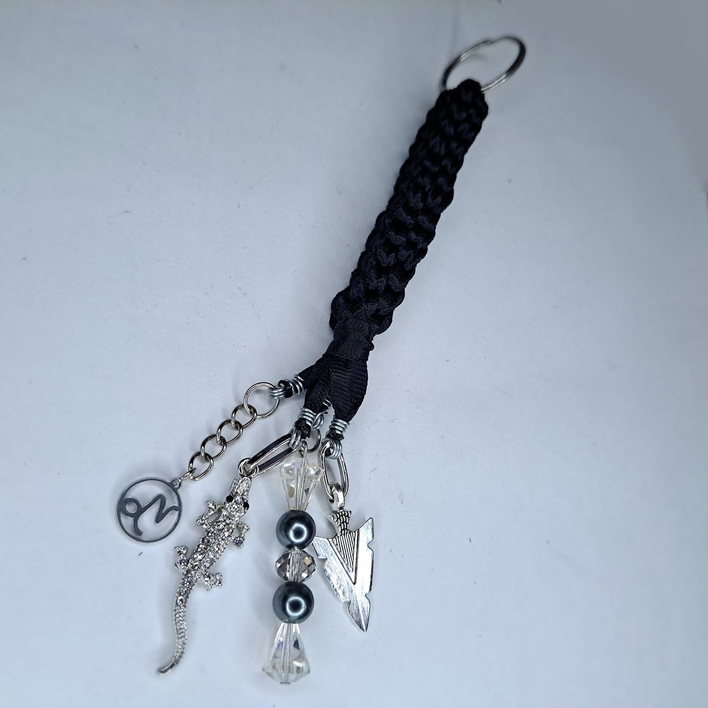 Zodiac rope charm keychain