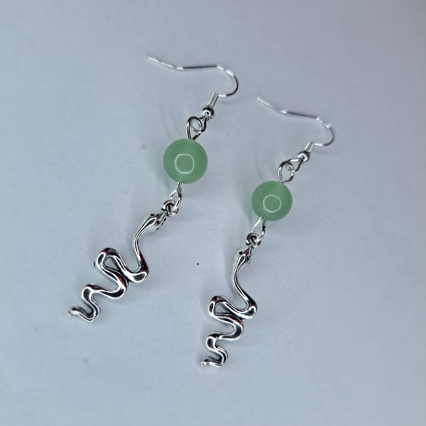 Snake Charm stainless steel earrings