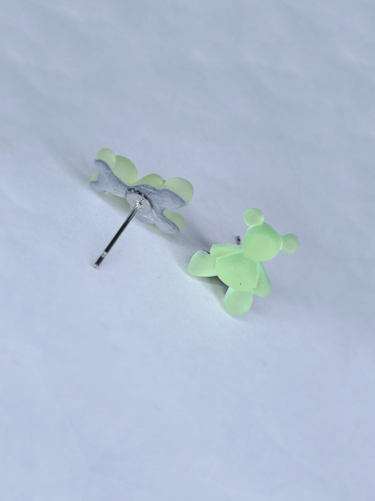 Gummy bear stainless steel studs