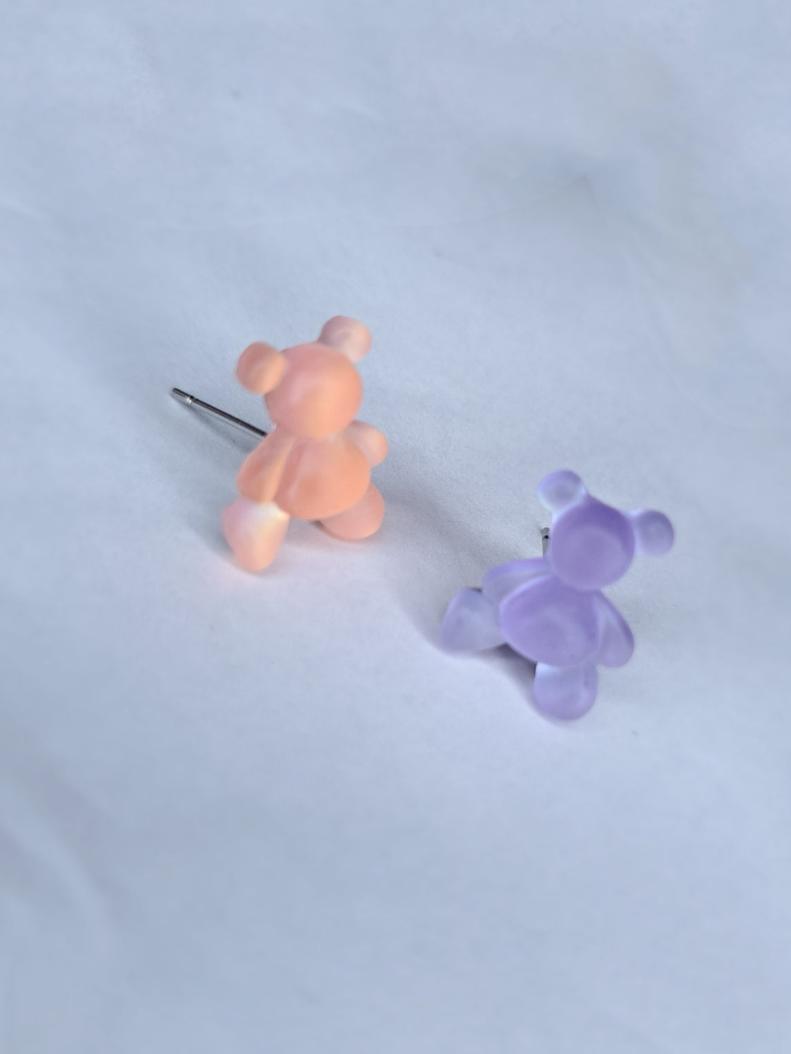 Gummy bear stainless steel studs