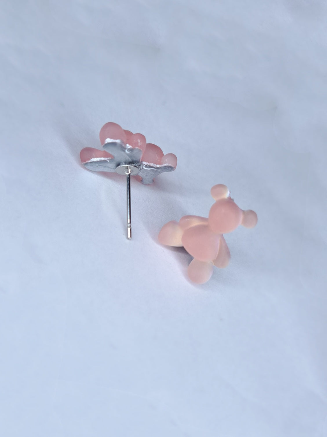 Gummy bear stainless steel studs