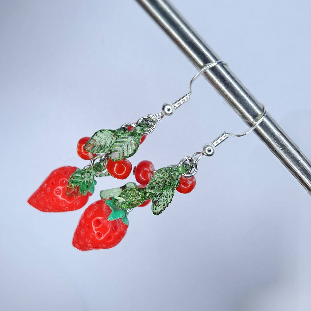 strawberry s925 sterling silver earrings